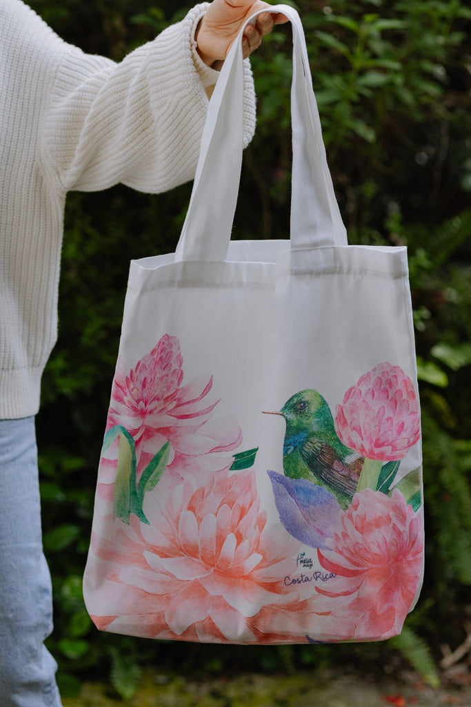 Bolso Colibrí Rabudito Verde - Arte Amelia Mayo