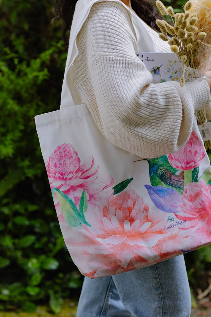 Bolso Colibrí Rabudito Verde - Arte Amelia Mayo