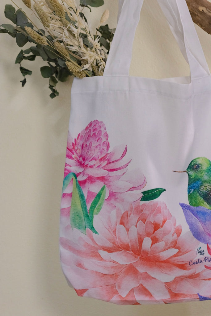 Bolso Colibrí Rabudito Verde - Arte Amelia Mayo