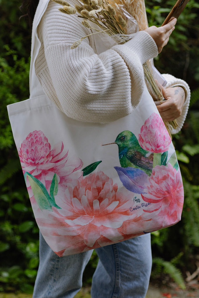Bolso Colibrí Rabudito Verde - Arte Amelia Mayo