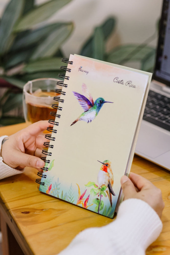 Libreta Colibrí Duo - Manglar - Arte Amelia Mayo