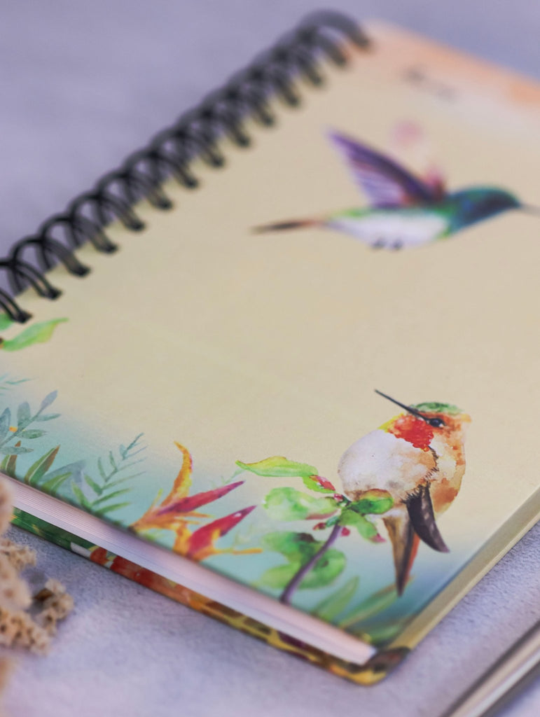 Libreta Colibrí Duo - Manglar - Arte Amelia Mayo