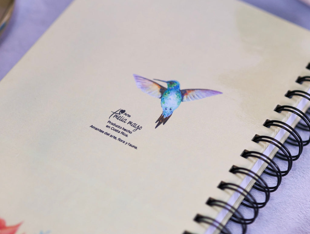 Libreta Colibrí Duo - Manglar - Arte Amelia Mayo